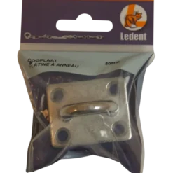 Ledent oog op plaat 50 mm