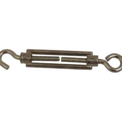 Ledent spanwartel haak/oog verzinkt 5 mm (2 stuks)