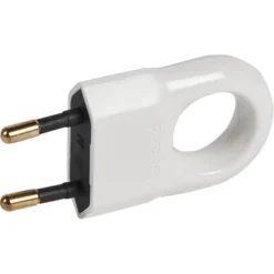 Legrand Eurostekker met Trekoog Wit Best