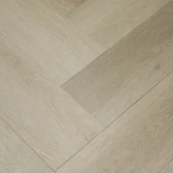 Le Noir & Blanc click PVC Stretto visgraat beige eiken houtlook incl. geïntegreerde ondervloer
