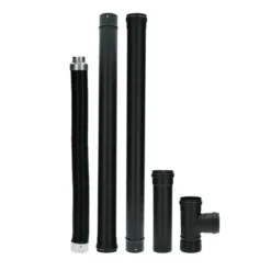 Livn Pelletkachel Aansluitset Compleet Ø80 mm