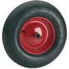 Los wiel rubber 400mm met as 20mm tot 250kg