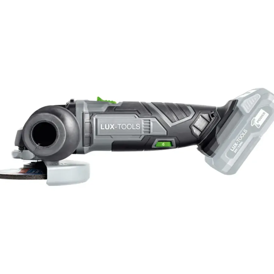 LUX 20V haakse slijper / slijptol 115mm (zonder accu) Best