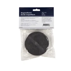 Magneetband zelfklevend zwart 2 meter - 2st