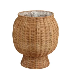 Mand rond bruin - h37xd33cm