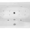 Marho Aquero whirlpool ligbad vrijstaand 170 x 80 cm acryl glans wit met waste chroom