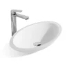 Marho Beli waskom ovaal 59 x 35 x 11 cm solid surface mat wit