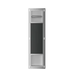 Marho Delya toiletrolhouder zonder klep en reserverolhouder inbouw RVS