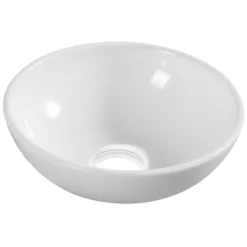 Marho Drova waskom rond 28 x 10 cm keramiek glans wit