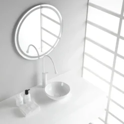 Marho Drova waskom rond 28 x 10 cm keramiek glans wit