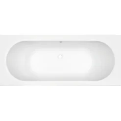 Marho Harboro inbouw duo ligbad glanzend wit 170 x 70 x 43 cm