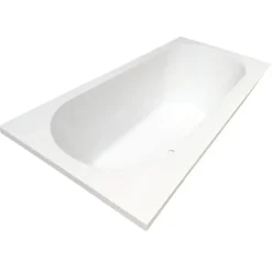 Marho Harboro inbouw duo ligbad glanzend wit 170 x 70 x 43 cm