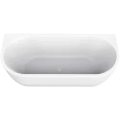 Marho Liora half vrijstaand ligbad glanzend wit 170 x 75 cm