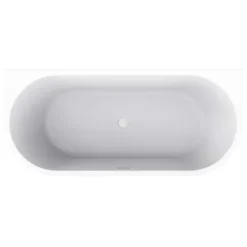 Marho Liora half vrijstaand ligbad glanzend wit 170 x 75 cm