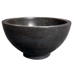 Marho Nudo waskom rond 20 x 11 cm hardsteen gezoet