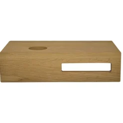 Marho Tarn wastafelblad toilet links 40 x 21 x 10 cm massief hout Hot