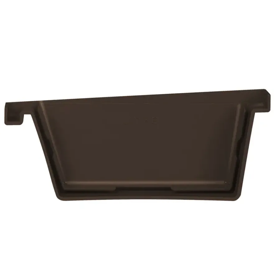 Martens bakgoot eindstuk 125 mm links bruin Discount