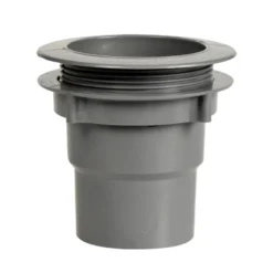 Martens bakgoot 125 mm uitloop met wartel grijs 70-80 mm Clearance