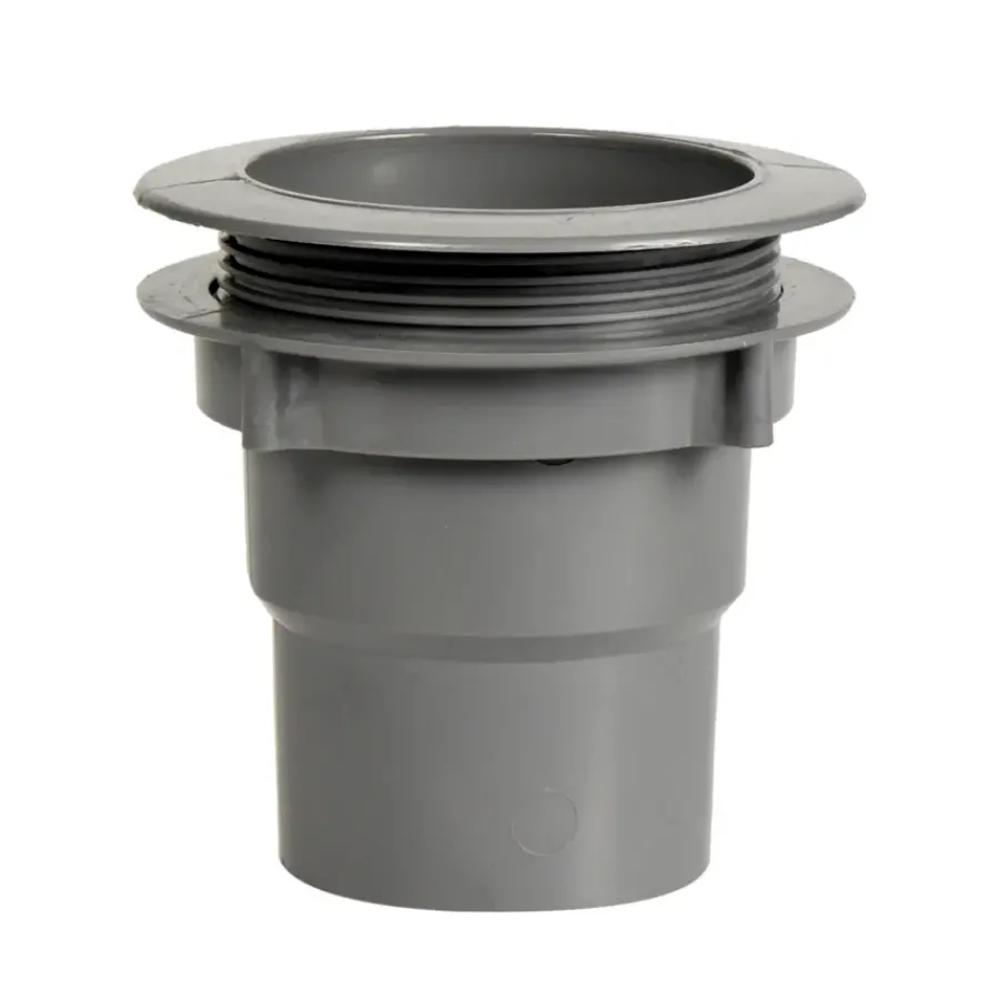 Martens bakgoot 125 mm uitloop met wartel grijs 70-80 mm Clearance