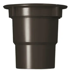 Martens bakgoot uitloop met wartel 125 mm bruin Best