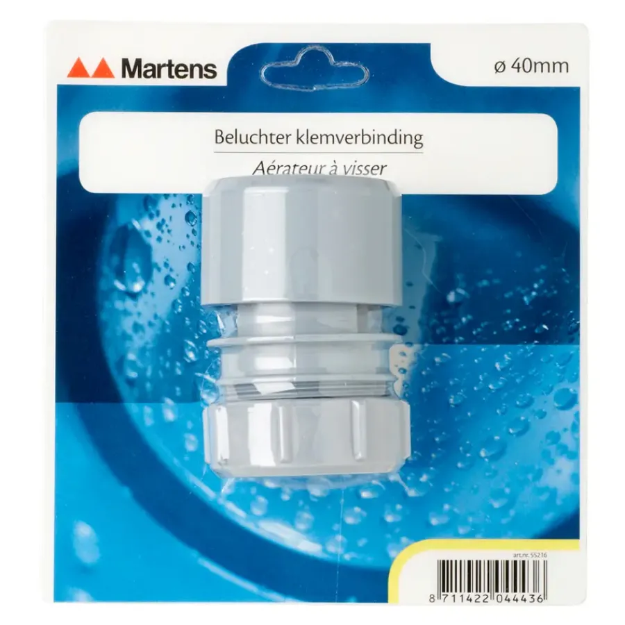 Martens beluchter 40 mm met klemaansluiting New