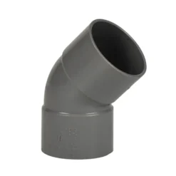 Martens PVC bocht 45° grijs 2x mof 50 mm Hot