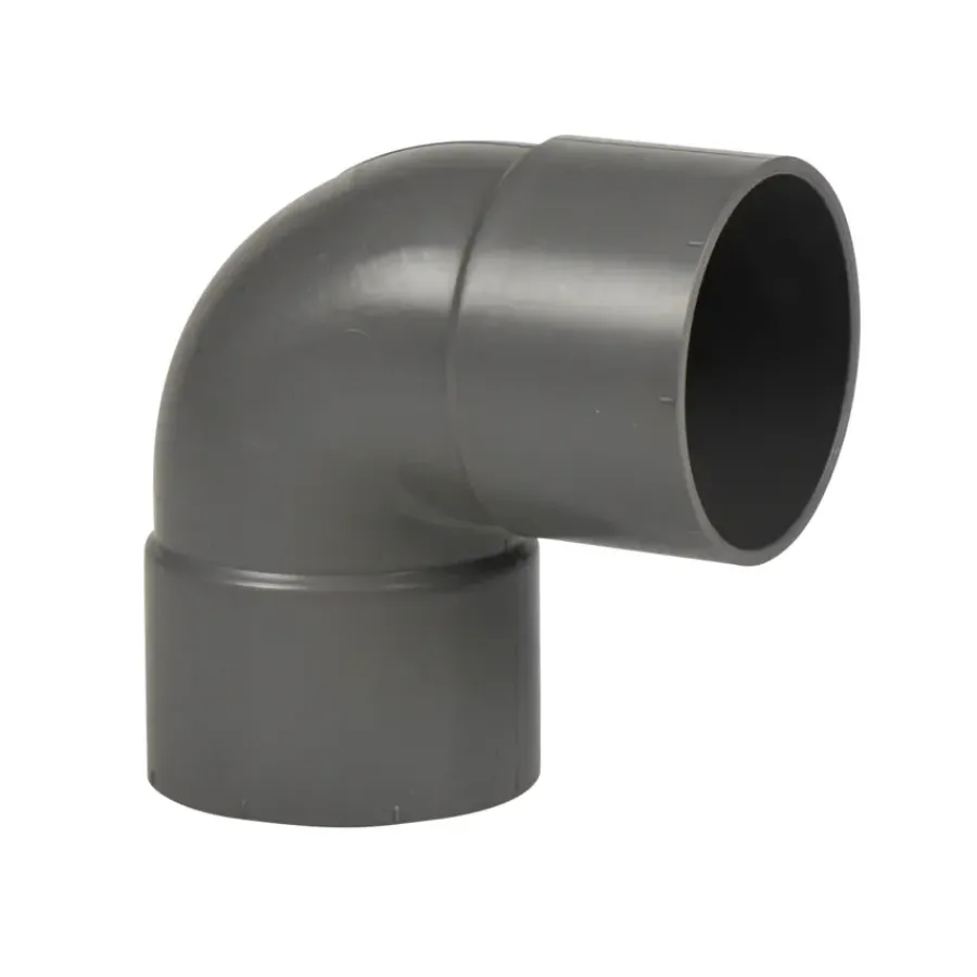Martens PVC bocht 90° grijs 2x mof 50 mm Hot