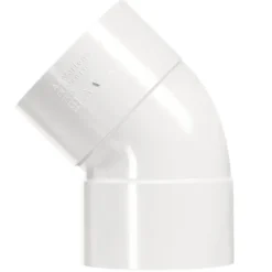 Martens PVC bocht 45° wit 2x mof 40 mm Best