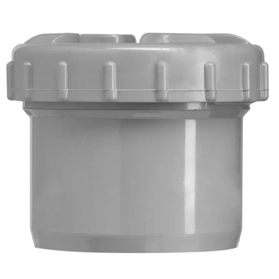 Martens PVC eindstop met schroefdeksel 110 mm grijs Outlet