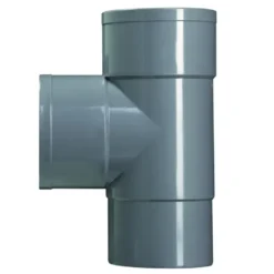 Martens PVC T-stuk 90° Grijs Mof/ Verjongd 70 x 70 mm Sale