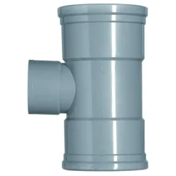 Martens PVC T-stuk 90° 2x manchet 110x75 mm Best