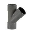 Martens T-stuk 45 Graden Mof gGrijs 40 mm Best