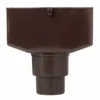 Martens vergaarbak met overloop bruin 80x100 mm Online