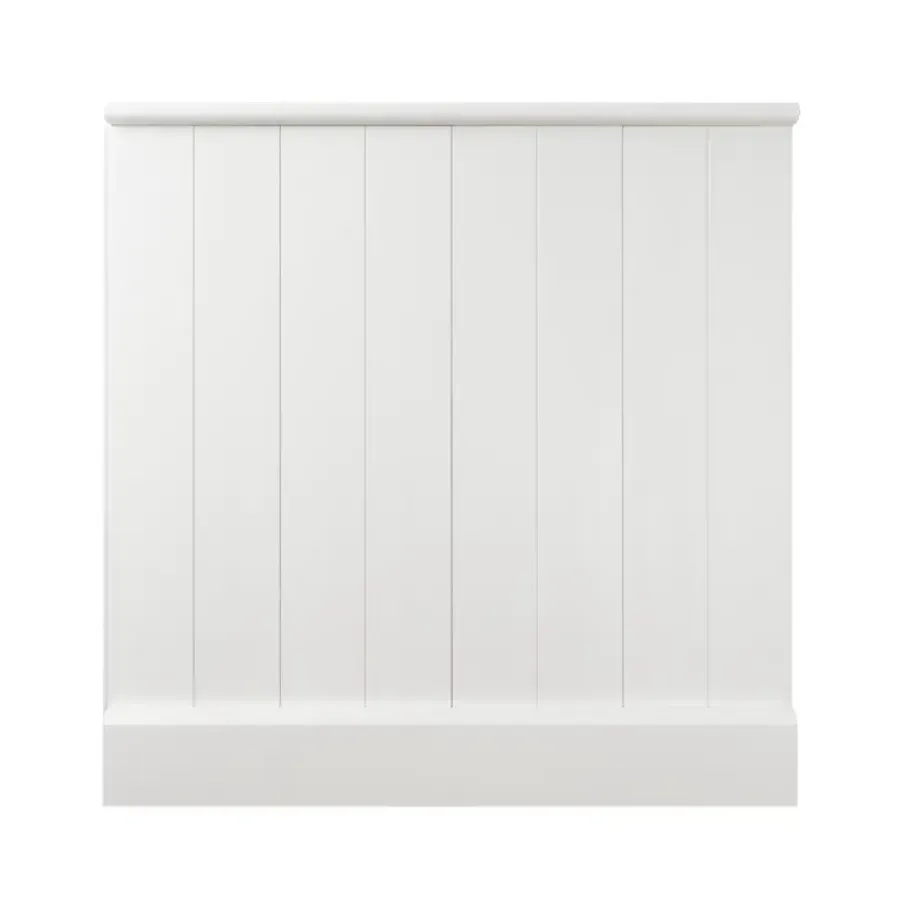 Geen MDF lambriseringsset compleet pakket wit circa 103 cm hoog (bestellen per 1,03 meter breed) Online