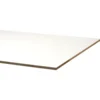 Geen MDF-plaat wit lakdraagfolie 244 x 122 cm 10 mm New