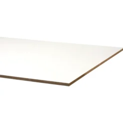 Geen MDF-plaat wit lakdraagfolie 244 x 122 cm 18 mm