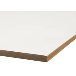 Geen MDF-plaat wit lakdraagfolie 244 x 122 cm 18 mm