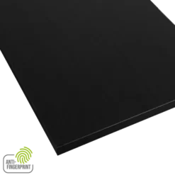 Geen Meubelpaneel antraciet essen ABS fingerprint proof 80x40 cm 18 mm