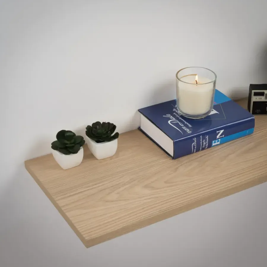 Geen Meubelpaneel licht eiken ABS 240x60 cm 18 mm Discount