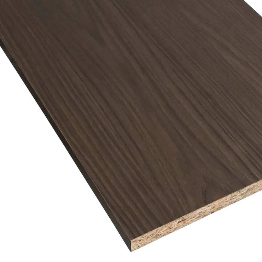 Geen Meubelpaneel marone eiken ABS 240x30 cm 18 mm Best