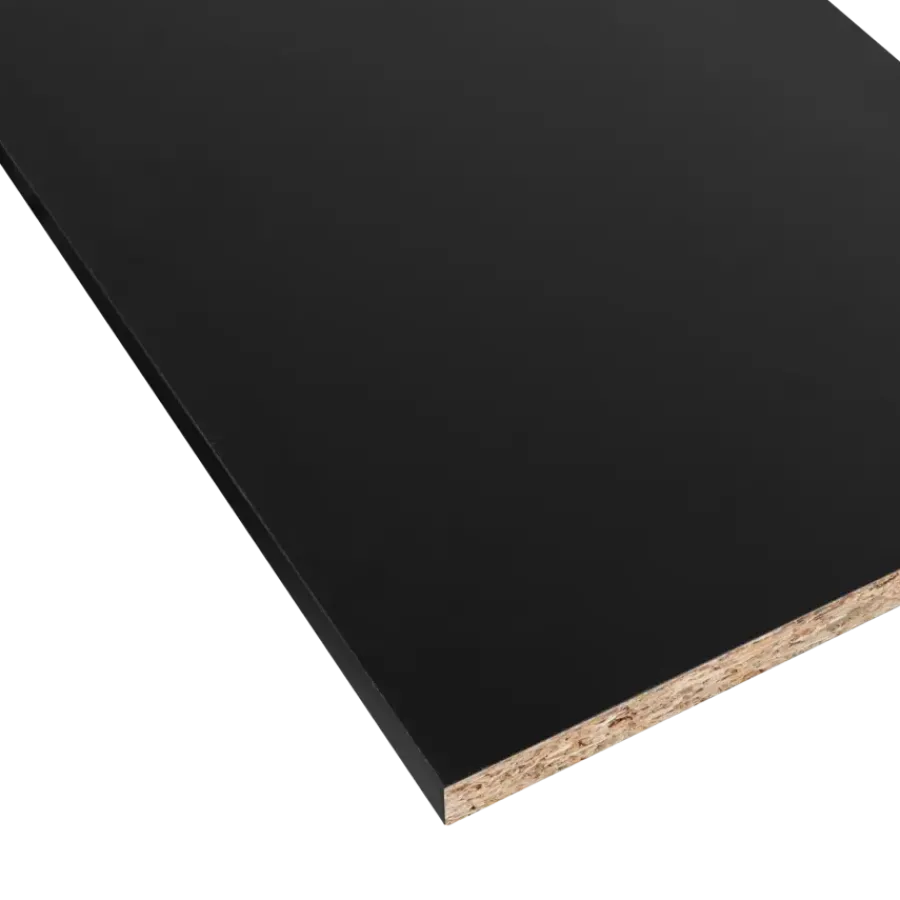 Geen Meubelpaneel zwart ABS 240x60 cm 18 mm Best