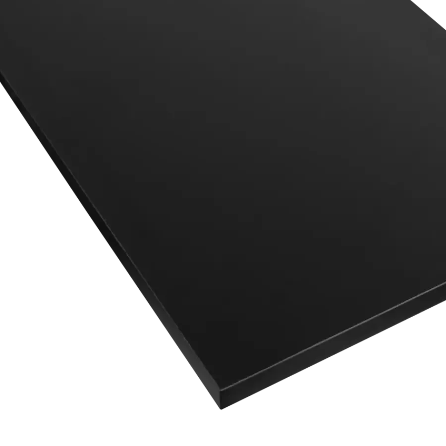 Geen Meubelpaneel zwart ABS 80x30 cm 18 mm