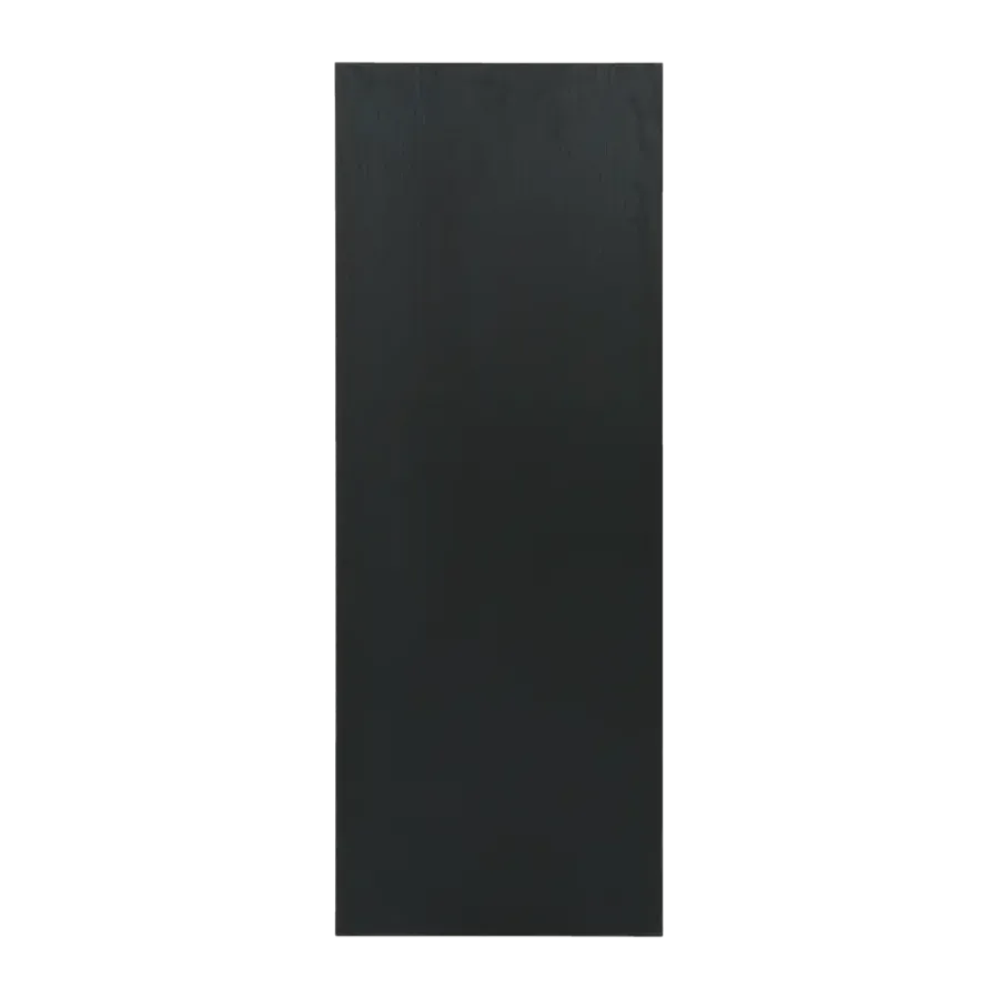 Geen Meubelpaneel zwart eiken ABS 120x30 cm 18 mm Outlet