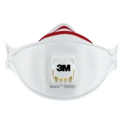 3M fijn stof masker vouwbaar met uitademventiel 9332C1 2 stuks