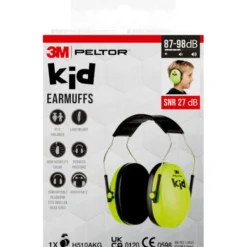 3M gehoorbescherming voor kinderen H510AK neongroen (87-98 dB) Best
