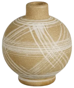 Moma kandelaar bruin - h14,5xd12,5cm