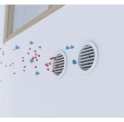 Monobloc airco WDH 429 PTC wit 2600W