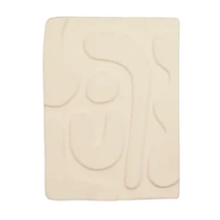 Muurdecoratie l.roze - l20,5xb27,5xh1,5cm