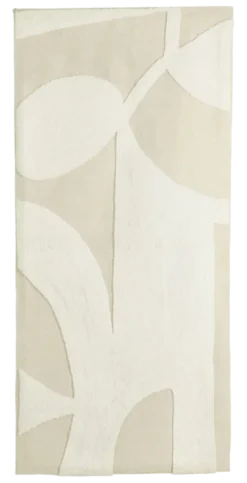 Muurdecoratie off white FSC 100% - l130xb60xh4cm