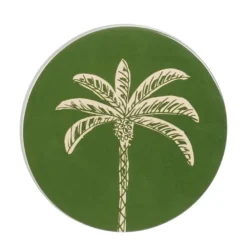 Muurdecoratie palmboom groen - h1,5xd21cm